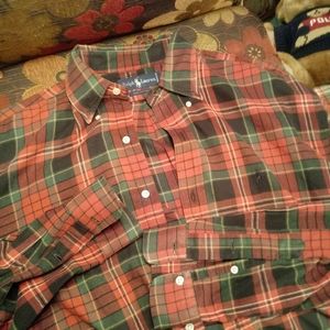 RALPH LAUREN Polo Shirt Mens L Large VINTAGE